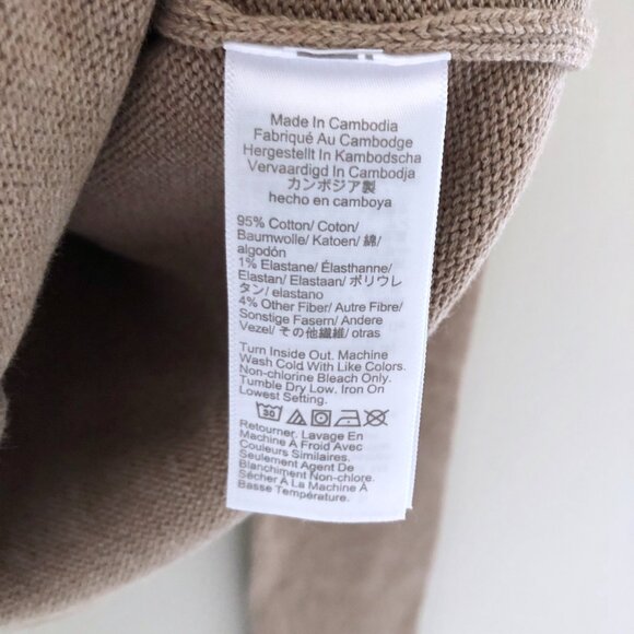 NWT J.Crew Factory Cotton Cardigan Sweater Lady Jacket - Picture 7 of 7